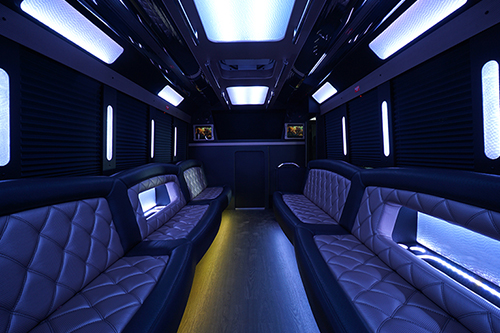 party bus interior
